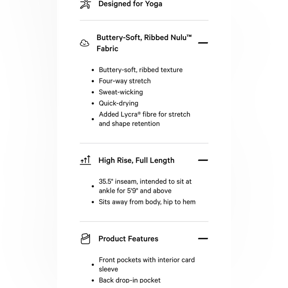 lululemon Align™ High-Rise Ribbed Wide-Leg Pant Tall - Picture 6 of 13